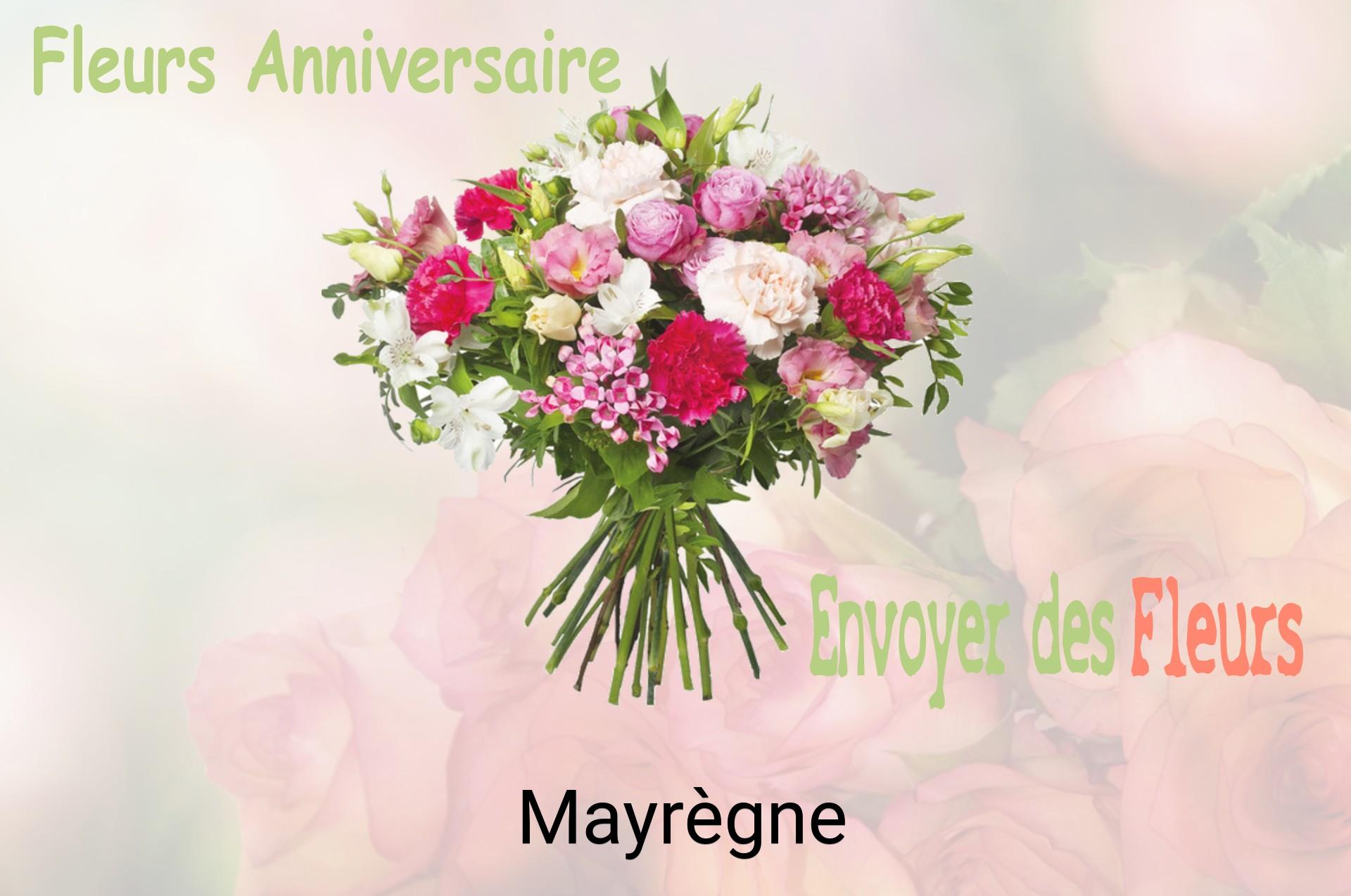 Bouquet de fleurs d’anniversaire livré à Mayrègne